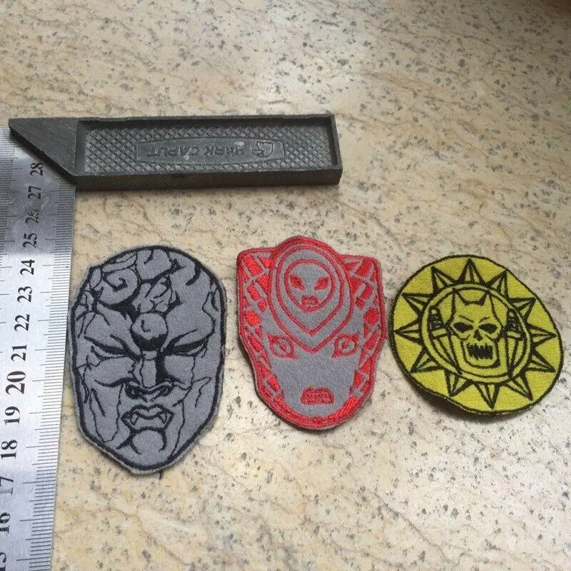 

Anime JoJo's Bizarre Adventure DIO Diavolo Patch Embroidered Print Badge