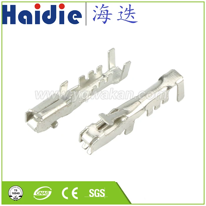 

Free shipping 50pcs auto wiring cable terminal for auto delphi connector,female crimp termianls DJ624-T1.5A