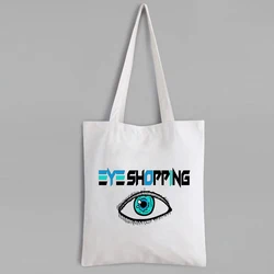 Shopping Bag Eye Print Handbags for Women 2020 Fashion Cartoon Eye Designer Tote Bag Eco Friendly Products Cute