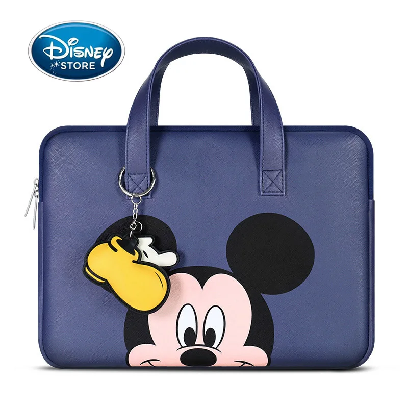 Disney Mickey PU Leather Laptop Bag 13 14 15 Inch Notebook Bag Sleeve