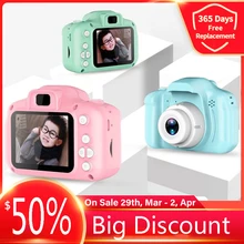 child camera HD Screen Digital kids Video camera 2 Inch Cartoon Video Recorder Camcorder Gift photo camera for children boy Girl