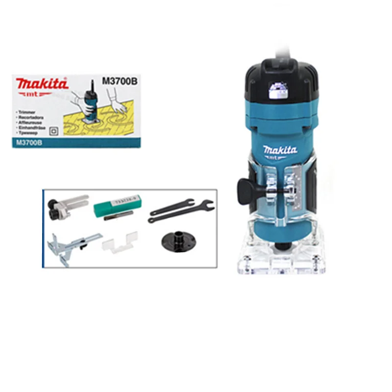 Makita cortadora de carpintería, máquina de grabado con regulación de  velocidad, ranuradora M3700B, 3709|Recortadoras eléctricas| - AliExpress