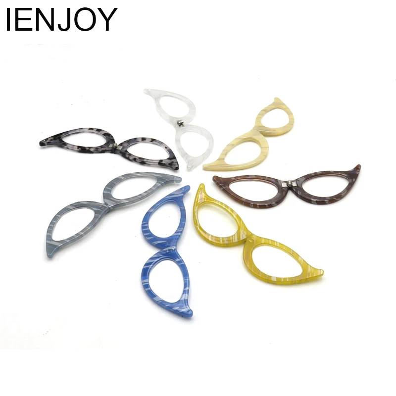 

IENJOY Reading Glasses Presbyopic Eyeglasses Cat Eye Glasses Blue Light Eyewear Neck Reading Glasses