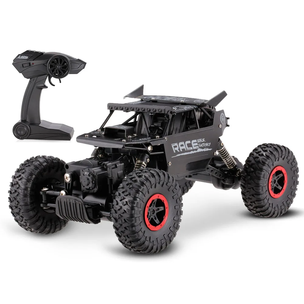 

Flytec 9118 RC Car 1/18 2.4G 4WD Alloy Body Shell Crawler RC Buggy Climbing Car Clamber Off-Road Vehicle Toy Car