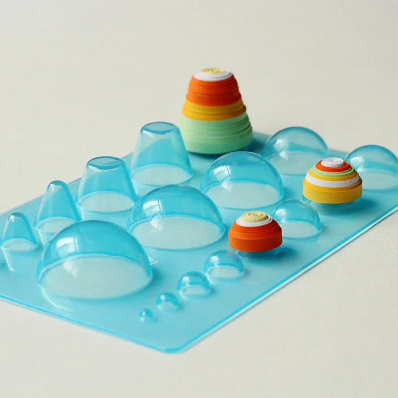 

3D Domes Half Ball Mould Handmade Paper Quilling Tools Accessories DIY Quilling Sewing Tools