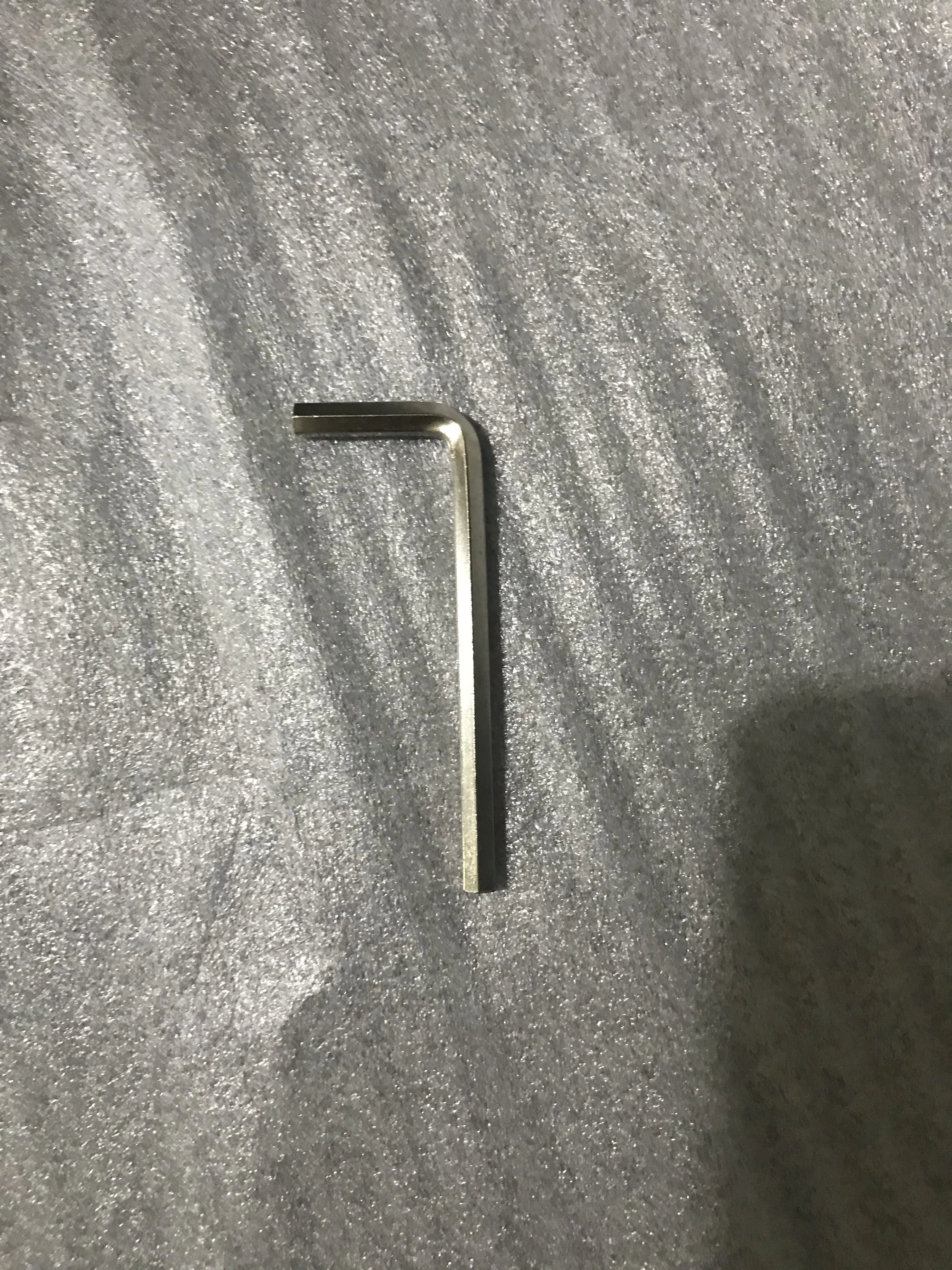 니켈 도금 내부 육각 스패너 L 렌치 6mm 기타 목 6mm 조정