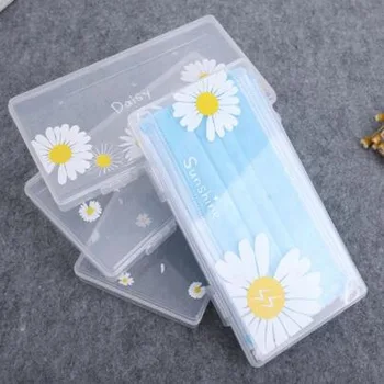 

PP Mask Storage Box Mask Holder Portable Dust-Proof Moisture-Proof Children's Student Mask Box Fashion Style