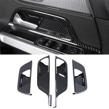 

LHD Car Accessories For Mercedes-Benz GLB X247 2019 2020 Interior Side Door Cup Bowl Handle Cover Trim 4pcs