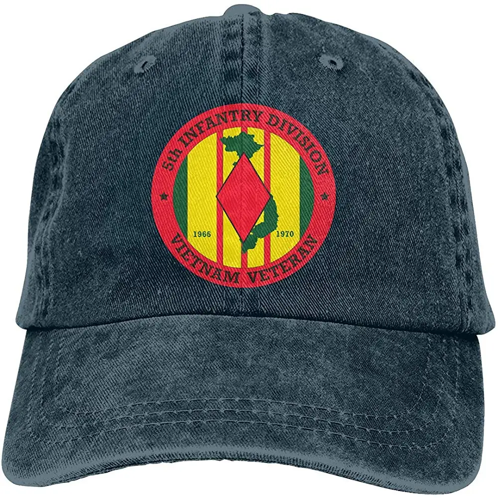 Мужская и Женская бейсбольная кепка 5-й стрелковой дивизии из Вьетнама, джинсовая кепка для папы, Кепка для водителя грузовика