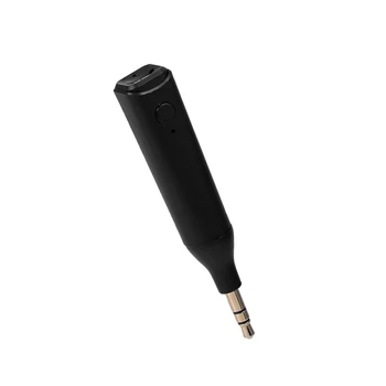 

3.5mm Collar Clip Vehicle-Mounted BT Receiver Wireless 5.0 Hand-Free AUX Music Receiver