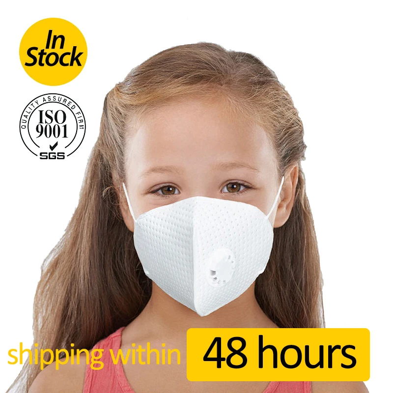 

N95 Child Kids Boy Girl Mask Profession Anti Pollution Prevent Virus Earloop Mask Disposable Health Care Mask Individual package
