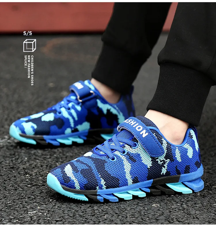 Children Shoes Camouflage Chaussure Enfants Sport Kids Sneakers Boys Shoes Breathable Non-slip Wear-resisting Running Shoes
