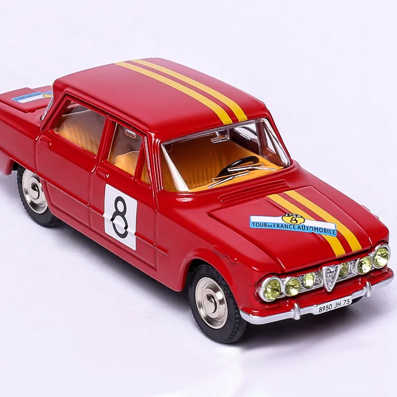 Классический игрушечный автомобиль 1/43 Dinky ALFA ROMEO 1600 Rallye 1401 из литого