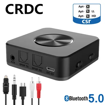 

CSR8675 Bluetooth 5.0 Audio Transmitter Receiver ATPX HD LL Wireless Adapter Dongle RCA 3.5mm AUX SPDIF for TV Car PC Headphones