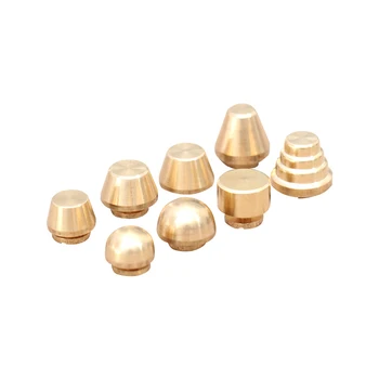 

20PCS/lot Brass Bucket Nails Bottom Foot Nails For Bags DIY Handmade Accessories leather Craft hardware For Luggage Handbag