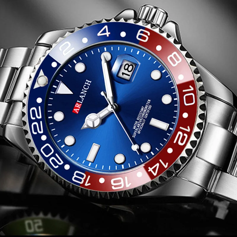 Мужские часы Топ бренд класса люкс Rolexable Мужские кварцевые наручные часы из нержавеющей стали мужские спортивные военные водонепроницаемые часы с датой мужские