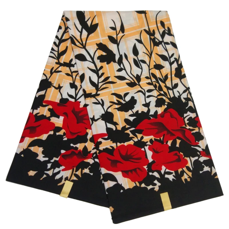 Анкара ткань Африканская настоящая восковая печать telas лоскутное algodon воск tissu africain coton гхановый воск печать ткань Новое поступление высокое качество 6 ярдов