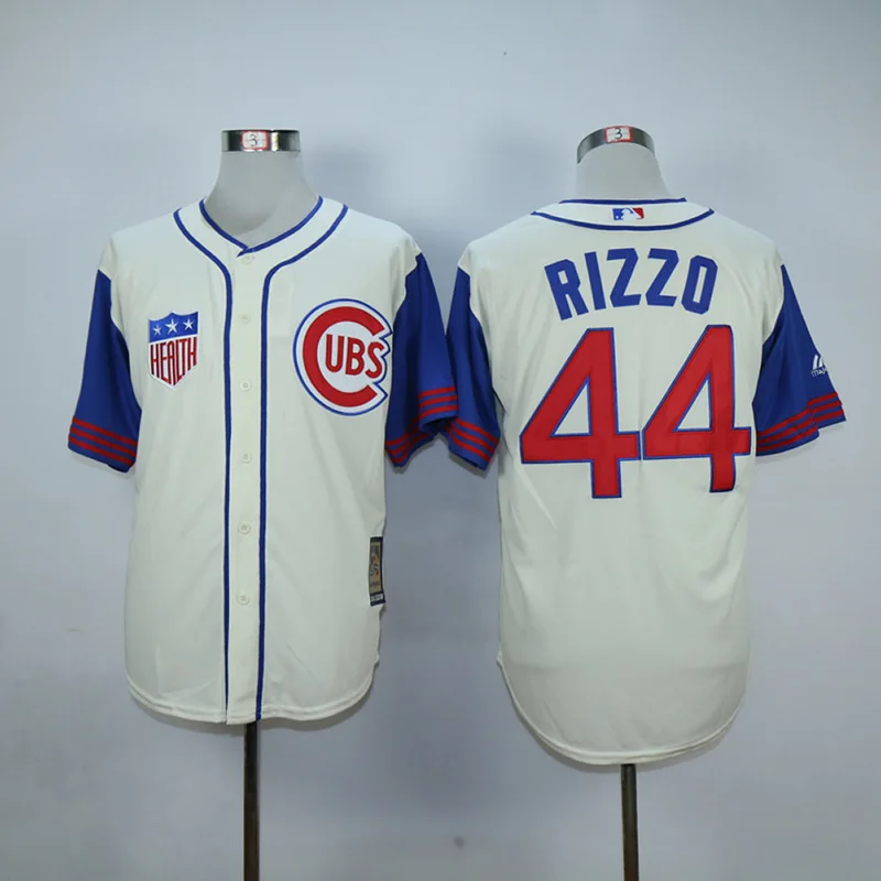 Мужская майка Chicago Javier Baez Anthony Rizzo Kris Bryant Ryne Sandberg FLEX& Cool baseter Jersey camiseta maillot BHR01 - Цвет: AS PICTURE