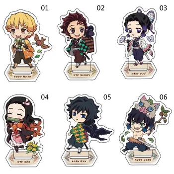 

Anime Demon Slayer Acrylic Desktop Stand Keychain Peripheral Ornaments