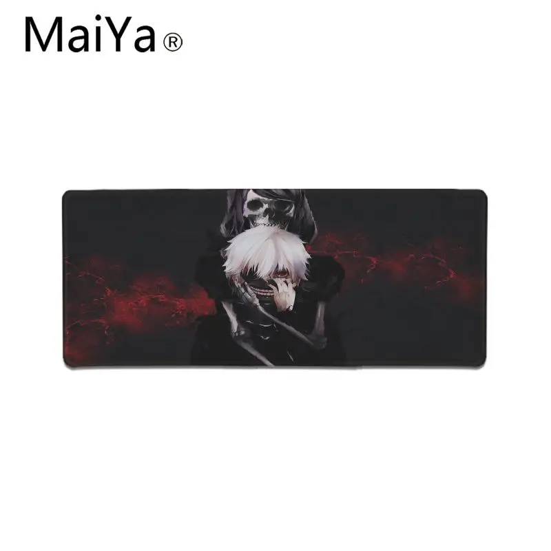 Lock Edge 30X70cm MaiYa Tokyo Ghou японский аниме Натуральный каучук игровой коврик для мыши Настольный коврик скорость/контроль версия большой игровой коврик для мышки с Аниме Коврик для мыши - Цвет: Lock Edge 30X70cm