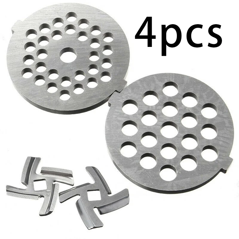 1 Cutter Blade Food Mincer Cutter Parts For Meat Grinder Part 5 Grinder Plates 1 Cutter Blade Food Mincer Cutter Parts For Meat Grinder Part 5 Grinder Plates