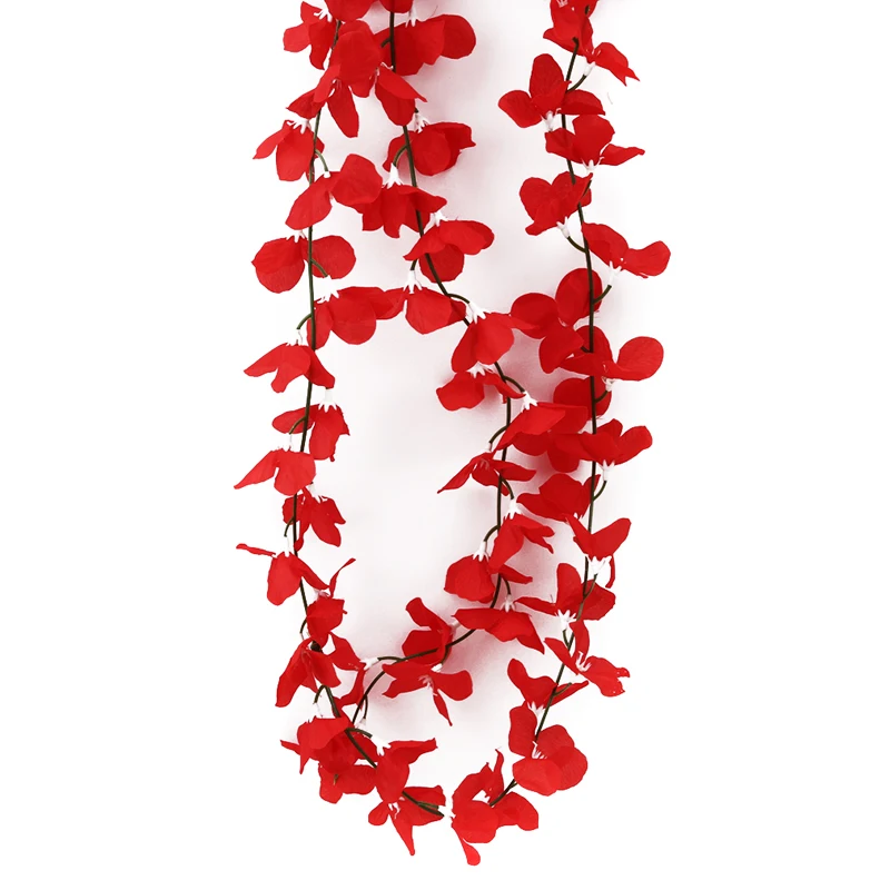 Новая искусственная Цветочная лоза ротанга полоса гирлянда &quotГлициния&quot