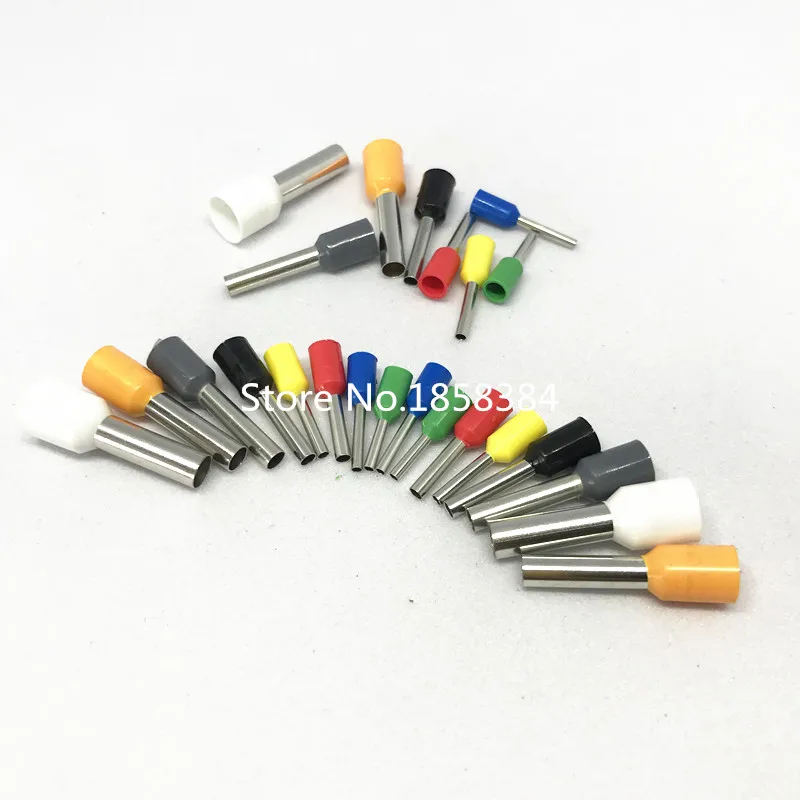 100 шт. E50-20 1 AWG 50mm2 провода обжимной изолированный наконечник кабельный наконечник