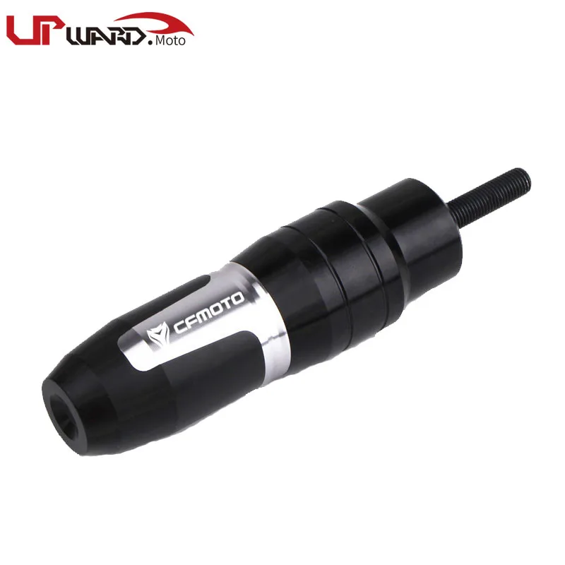 Для CFMOTO 650NK 650 NK 150NK 150 NK Мотоцикл CNC рама Краш колодки выхлоп Слайдеры Краш протектор Горячая Распродажа - Цвет: Titanium