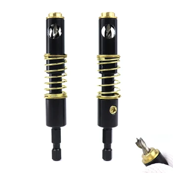 

Black Hinge Metal Drill Bit Window Cabinet Guide Hole Drill Woodworking Tool
