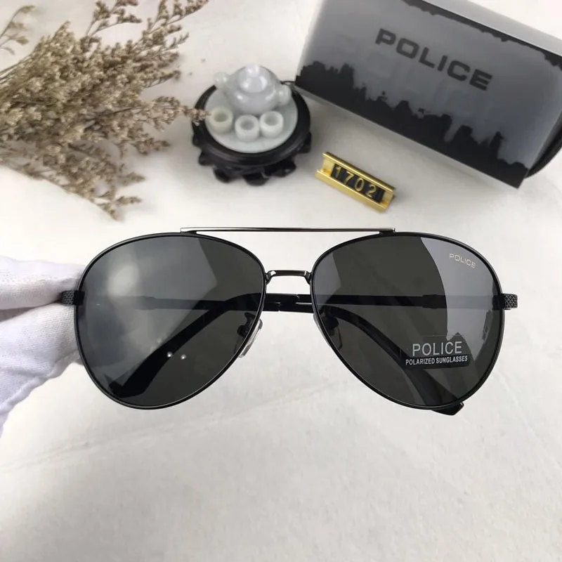 POLICE, поляризационные солнцезащитные очки для мужчин, пилот, солнцезащитные очки, Ретро стиль, солнцезащитные очки, с зеркальным покрытием, для мужчин, фирменный дизайн, Gafas Oculos - Цвет линз: 3