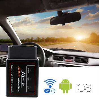 

LEEPEE ELM-327 Wi-fi ELM 327 V 1.5 Obd 2 Code Reader Scanner Car Diagnostic Tool Mini ELM327 WIFI V1.5 OBD2 For Android/IOS