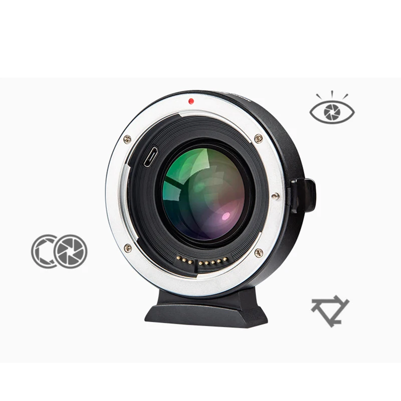 VILTROX EF-FX2 с автофокусом кольцо-адаптер для объектива Canon EF EF-S для Fuji X-Mount беззеркальных камер X-T1 X-T2 и т. д