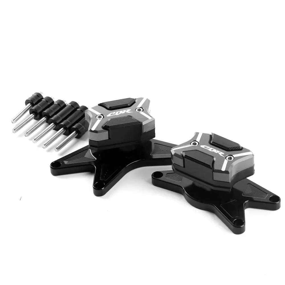 Titanium Motorcycle Frame Sliders Engine CNC Slider Moto Motocross Crash Pad Falling Protector Guard Cover For HONDA CBR1000RR 2008 - Цвет: Titanium