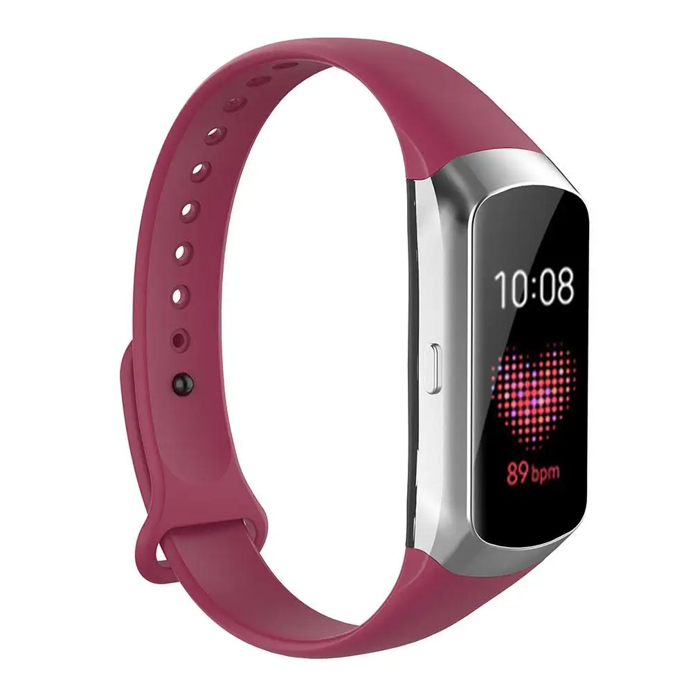 Силиконовые спортивные часы ремешок на запястье ремешок для samsung Galaxy Fit SM-R370 смарт-браслетный ремешок для часов SmartWatch аксессуары