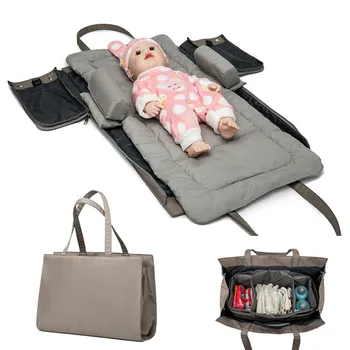 

Portable Baby Folding Bed Large Capacity Mummy Bag Newborn Baby Portable Bed for Outing