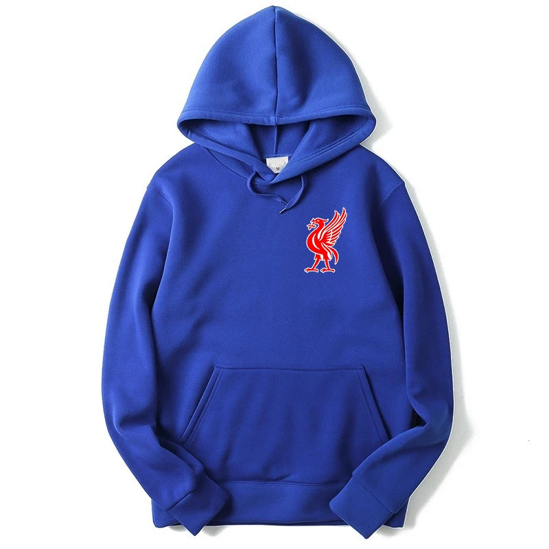 Mo Salah You'll Never Walk Alone Never Give Up Liverpool толстовка с капюшоном, толстовка с капюшоном, финальная Лига чемпионов, толстовки с капюшоном - Цвет: Blue
