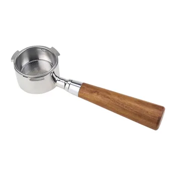 

51mm Tool Kitchen Stainless Steel Strainer Home Professional Replacement Parts Hotel Bottomless Portafilter For Coffee Machines