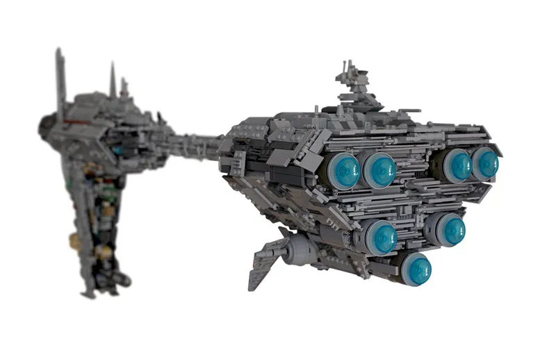 MOC Star Plan Wars серия The Nebulon игрушка B медицинская модель фрегата Набор Обучающие строительные блоки кирпичи детские подарки игрушки 5083