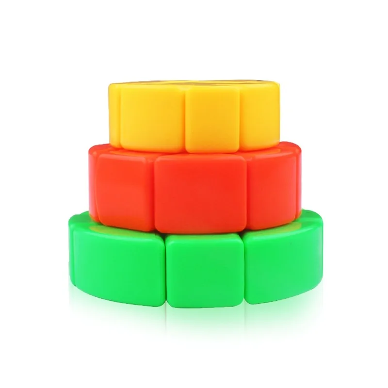 Yuxin Science Whole Brain Dr. Cake Three Layer Rubik's Cube Strange New Abnormity Cube Shopping Mall/shopping Centers Hot Sellin