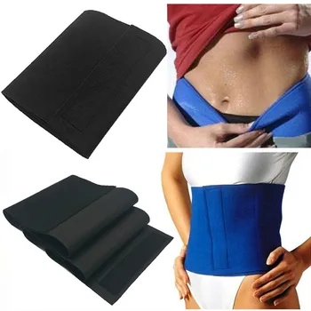 

Blue Slimming Waist Belt cinchers Trimmer Exercise Weight Loss Burn Fat Sauna Body Shaper