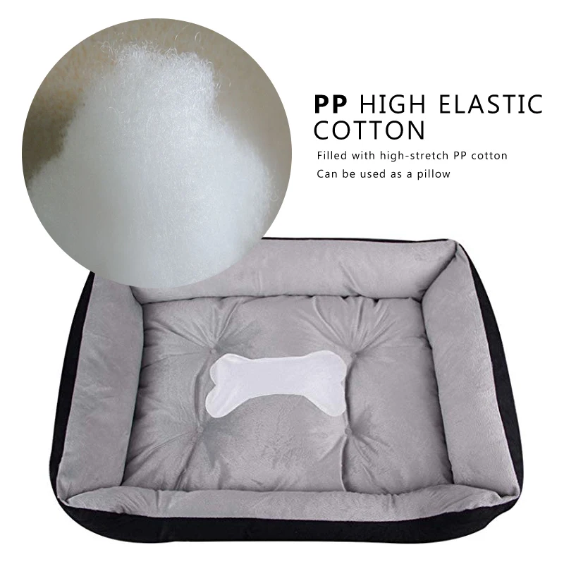 Bone Pet Dog Beds Mats Warm Pet Products For Small Medium Large Dog Soft Pet Bed For Dogs Washable House For Cat Puppy Kennel