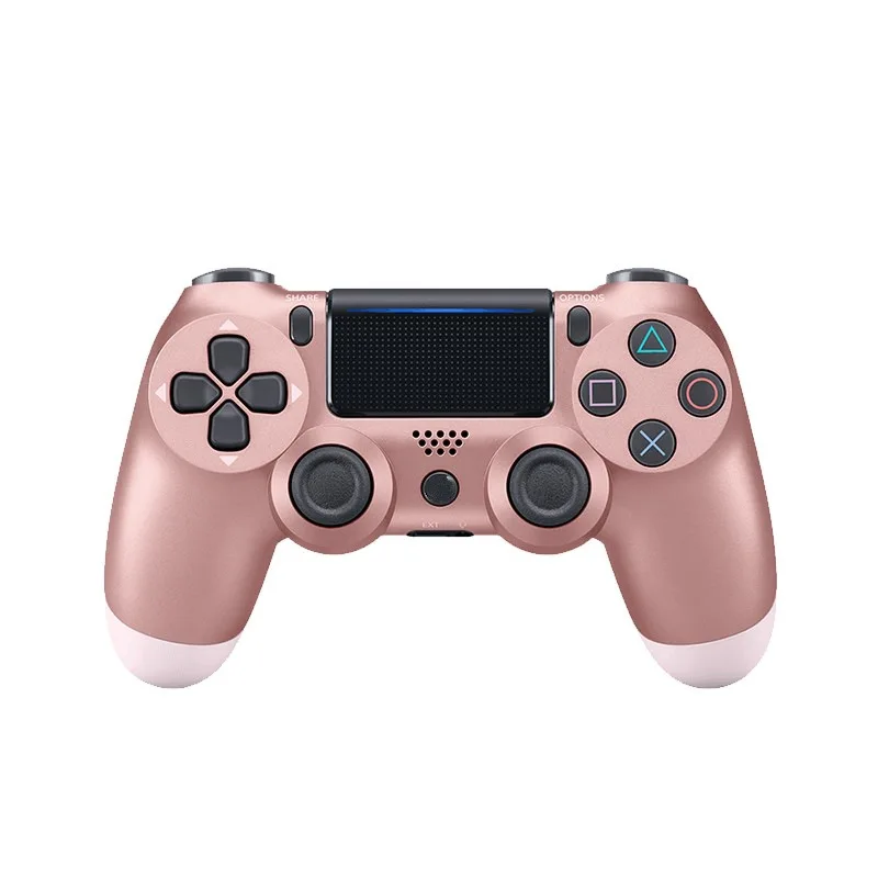 Rose Gold Bluetooth беспроводной геймпад для PS4 контроллер для sony PS4 Геймпад для Dualshock 4 контроллер беспроводной джойстик подходит для sony PS3 - Цвет: Rose Gold