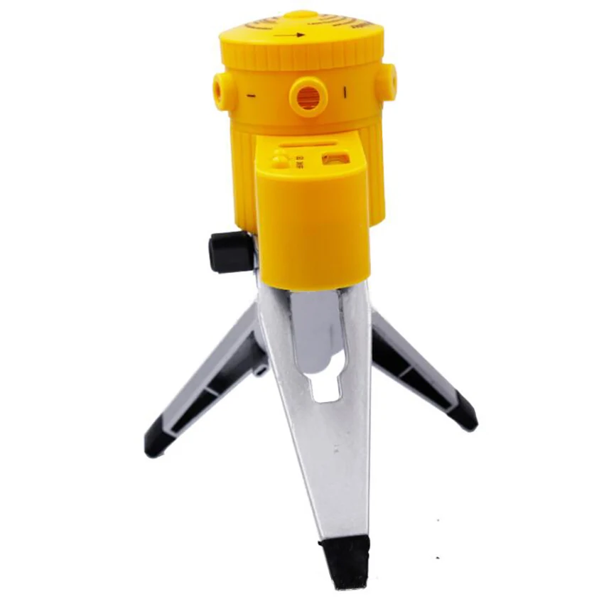 1 Set 2 Lines Laser Level with 3-legs Bracket, Horizontal/Vertical/Cross-Line, Portable Laser Level Measure for Hanging Pictures