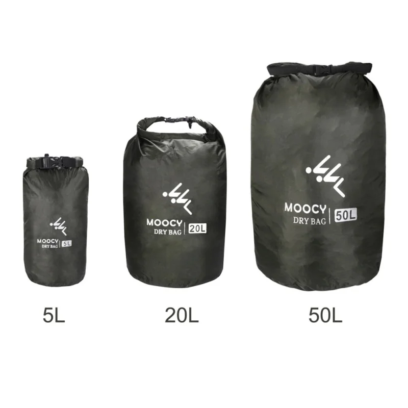 5L/20L/50L Водонепроницаемый сухой мешок для плавания сухой Органайзер Рулон Топ мешок Каякинг рафтинг лодочный пляж хранилище для рыболовных снастей сумка