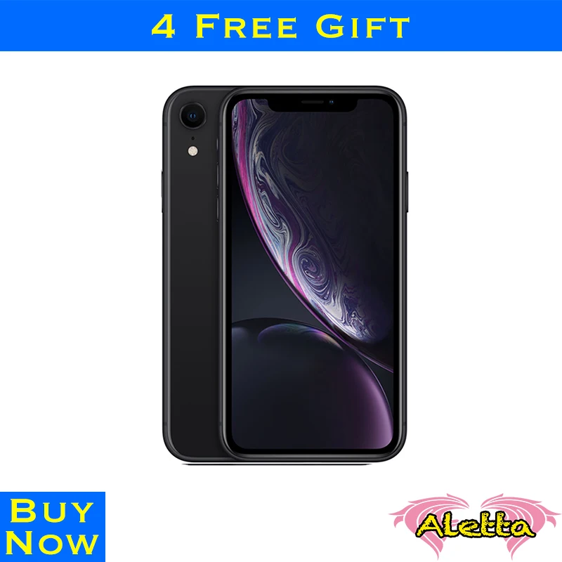 

Unlocked Apple iPhone XR 6.1inch Face ID NFC ROM 64GB/128GB/256GB Smartphone A11 Hexa-core Apple Pay