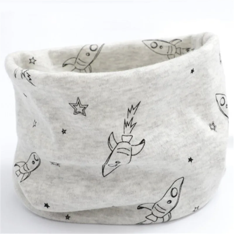 rocket grey Autumn Winter Baby Scarf Warm Knitted Cotton Children Scarf Girls Scarf Toddler Scarf Neckerchief Kids Boy Neck Ring Collar - Цвет: rocket grey