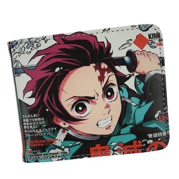 

Anime Demon Slayer Kimetsu No Yaiba Tanjiro Kamado Wallet Short Purse With Coin Pocket