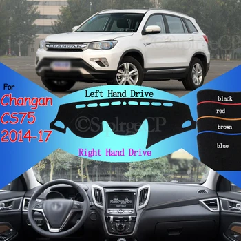 

Protective Pad Instrument platform desk cover Mat Sun Shade Dash Board Cover Avoid Light Pad for Changan CS75 2014 2015-2017