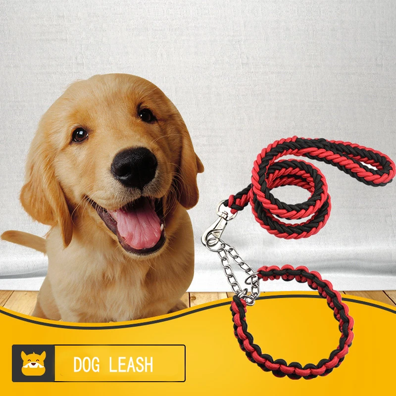 

Dog chain dog rope medium large dog leash rope Golden Retriever dog leash dog collar dog supplies