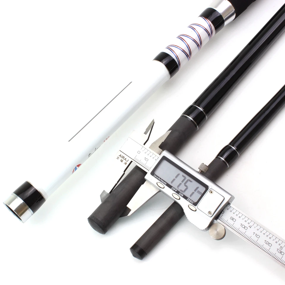 3.3M 3 Section carbon Fishing Rod Cast Carp Sea Fishing Rod Lakes Fishing Rod Extra heavy lure rod lure Weight 200-500g